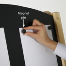 Immagine di M&T Displays Cavalletto pubblicitario (“A” Board) “Wooden Stopper”