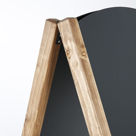 Immagine di M&T Displays Cavalletto pubblicitario (“A” Board) “Wooden Stopper”