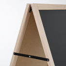 Immagine di M&T Displays Cavalletto pubblicitario (“A” Board) “Wooden Stopper”