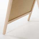 Immagine di M&T Displays Cavalletto pubblicitario (“A” Board) “Wooden Stopper”