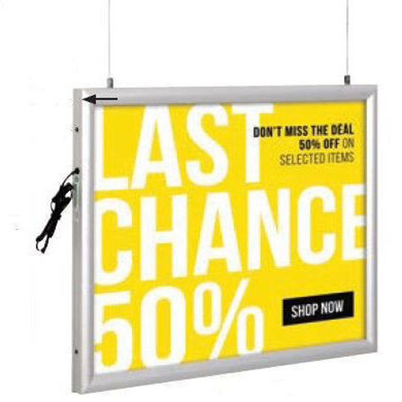 Immagine di M&T Displays Clik-clak Snap Frames LED - Best Buy LEDbox